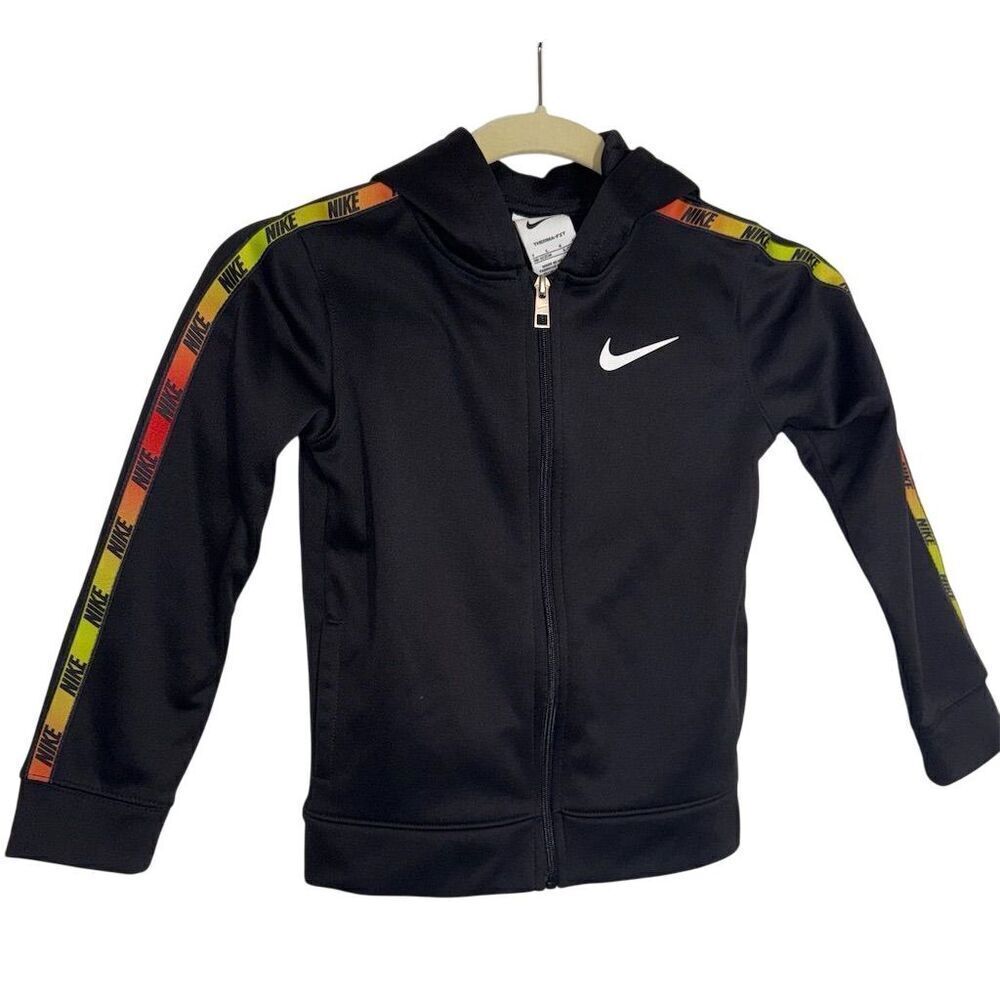 Nike Black Full Zip Hoodie Youth Size 6 7